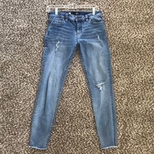 KUT Connie High Rise Distressed Jeans